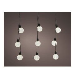 Guirnalda bombillas para exterior forma de globo ip44 3m 12 leds