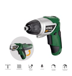 Atornillador a bateria reversible, 3,6v litio-ion 1300 mah, 175 x 148 mm