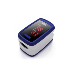 Pulsioxímetro de dedo gris/violeta