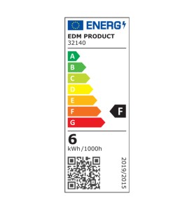 Aplique led cuadrado 4 proyecciones 6 w 516 lm 3000 k luz calida ip54 11.5 x 11.5 x 5 cm