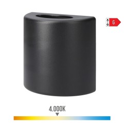Aplique led ovalado 3 w 60 lm 4000 k luz dia ip54 12 x 12 x 6 cm