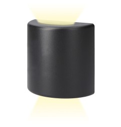 Aplique led ovalado 3 w 60 lm 4000 k luz dia ip54 12 x 12 x 6 cm