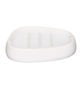 Jabonera de baño color blanco