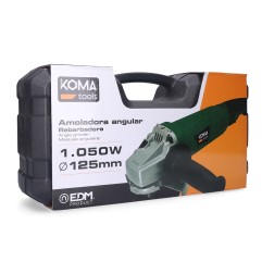 Amoladora angular electrica con maletin, ø125 mm, 1050 w