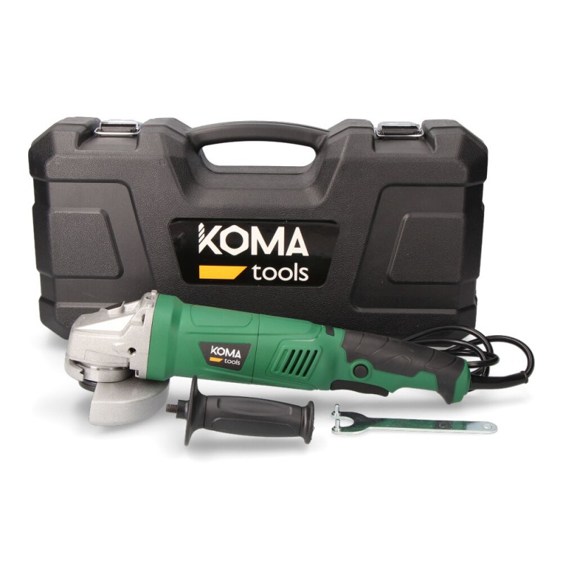 Amoladora angular electrica con maletin, ø125 mm, 1050 w