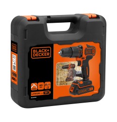 Taladro percutor 18v bdchd18kb-qw black+decker