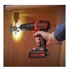 Taladro percutor 18v bdchd18kb-qw black+decker
