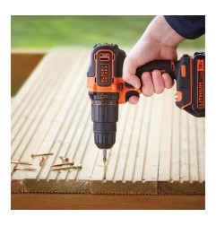 Taladro percutor 18v bdchd18kb-qw black+decker