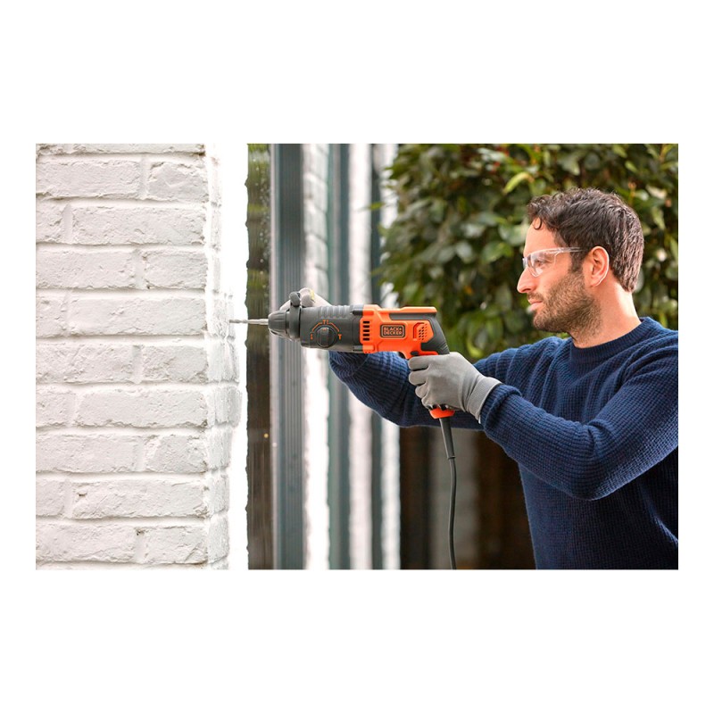 Martillo sds-plus 650w behs01k-qs black+decker
