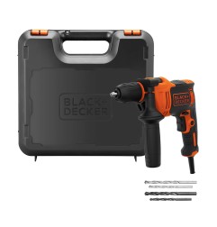 Taladro percutor 710w beh710k-qs black+decker