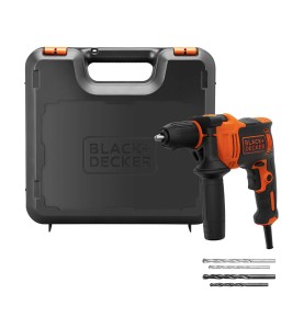 Taladro percutor 710w beh710k-qs black+decker
