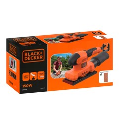Lijadora orbital 150w de 1/3 bew220-qs black+decker