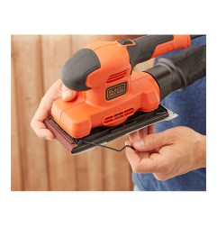 Lijadora orbital 150w de 1/3 bew220-qs black+decker