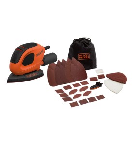 Lijadora de detalle mouse 55w bew230bc-qs black+decker