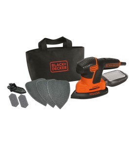 Lijadora de detalle mouse® 120w ka2000-qs black+decker