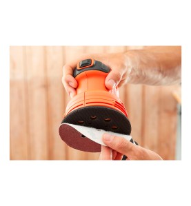 Lijadora rotórbital 230w bew210-qs black+decker