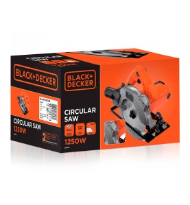 Sierra circular 1250w cs1250l-qs black+decker