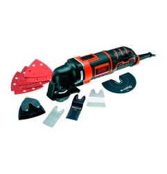 Multi-herramienta oscilante 300w mt300ka-qs black+decker