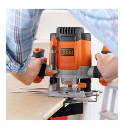 Fresadora electronica 1200w kw1200eka-qs black+decker