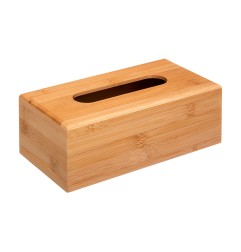Caja de bambú para pañuelos 25 x 13 x 8,7 cm