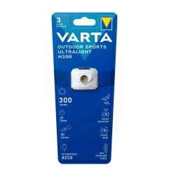Linterna frontal ultralight h30r blanca varta