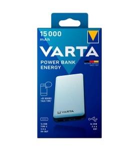 Power bank energy 15.000 mah 100/240 v 74 x 21 x 138 mm