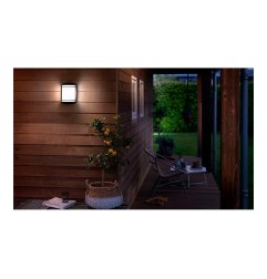 Aplique led modelo antelope 6 w 600 lm 4000 k negro 8,9 x 26,9 x 19,9 cm