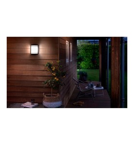 Aplique led modelo antelope 6 w 600 lm 4000 k negro 8,9 x 26,9 x 19,9 cm