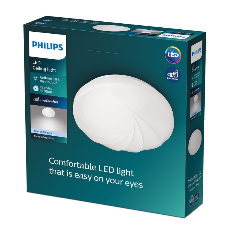 Plafón led circular shore 17 w 4000 k 1900 lm ø32 x 7,2 cm
