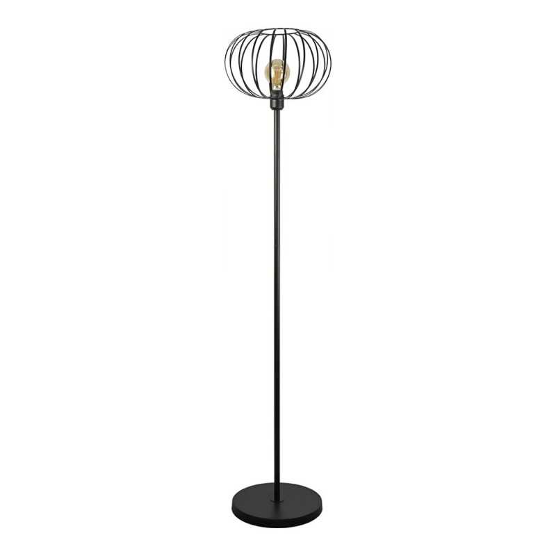 Lámpara de pie (salon) vintage e27 60 w color negro ø35 x 150 cm