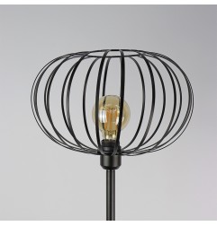 Lámpara de pie (salon) vintage e27 60 w color negro ø35 x 150 cm