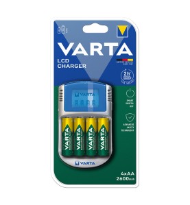 Cargador varta lcd charger para pilas aa y aaa