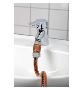 Adaptador rosca para conexion al grifo de cocina. macho ø26,5mm (3/4) a hembra m22x1mm. gardena