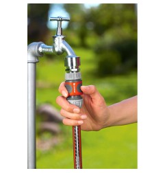 Conector rapido stop agua 3/4", blister