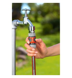 Conector rapido stop agua 3/4", blister