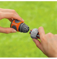 Conector rapido manguera 1/2" - 5/8", blister