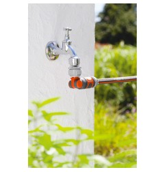 Conector articulado con adaptadores 1", 3/4", 5/8, 1/2", blister