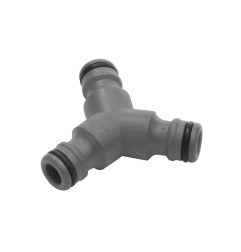 Conector de 3 vias 3/4" - 1/2", blister