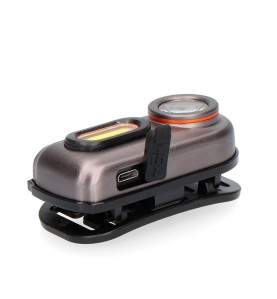 Linterna frontal 2 leds 3w 100lm, 5w 400lm.recargable