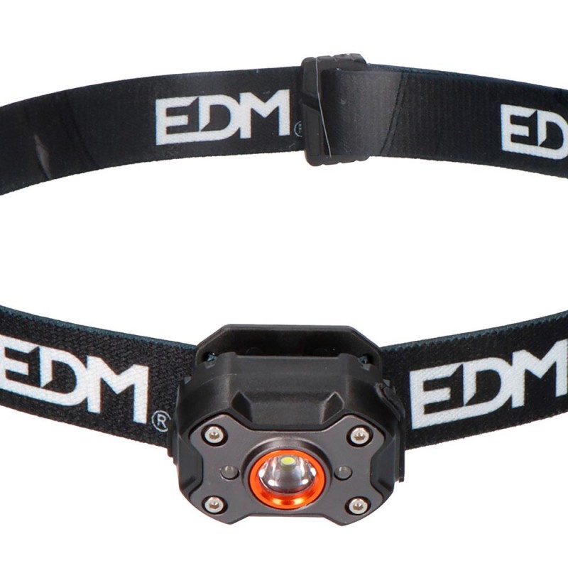 Linterna frontal 8w 400lm recargable