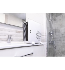 Calefactor compacto vertical/horizontal 1.000 - 2.000 w blanco