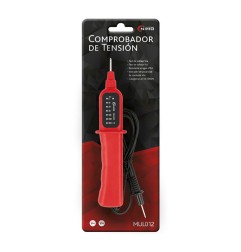 Comprobador de tensión con indicador por led, vca/vcc nimo