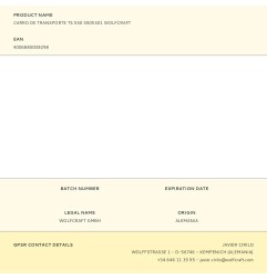 Carro de transporte ts 550 5505301 wolfcraft