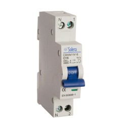 Magnetotermico solera 1 polo+neutro 25a (estrecho) (retractilado) cbmm1n25