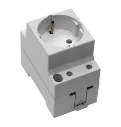 Toma de corriente tipo schuko t/tl 16a modular solera ref: 99