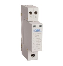 Protector sobretension 1p+n 15ka 275v transitorio 1 modulo solera (retractilado) lst2