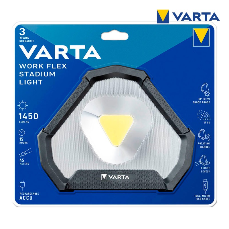 Linterna work flex stadium light varta