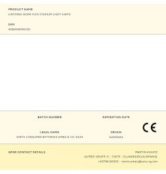 Linterna work flex stadium light varta