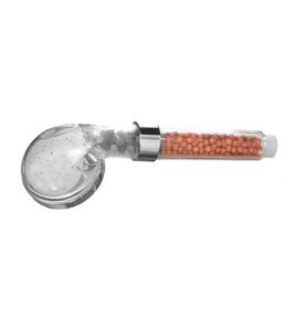 Mango de ducha filtrante con piedras minerales relajantes