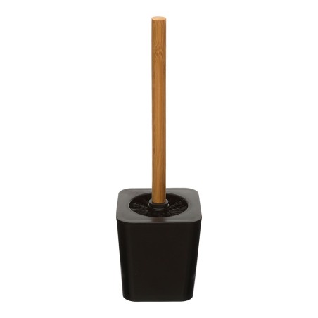Escobillero wc bambu-negro colección 'natureo'